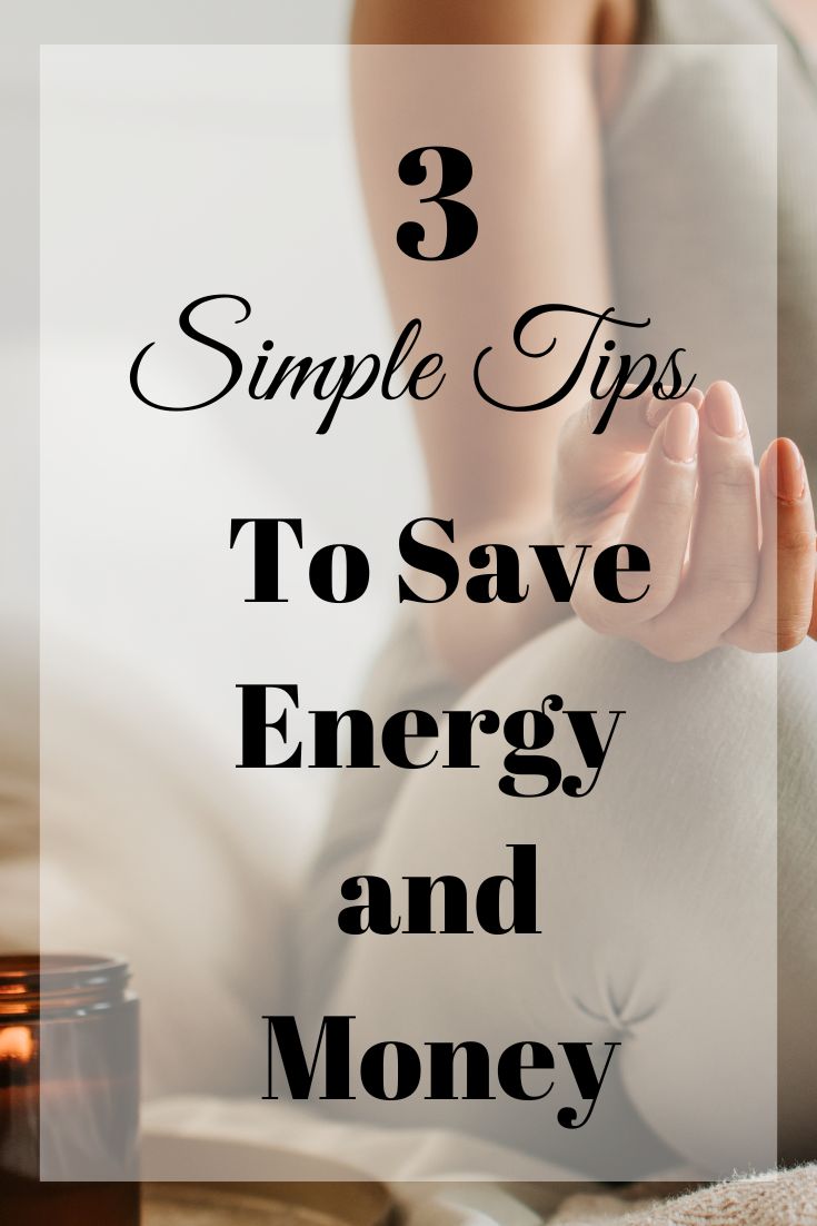 simple tips to save energy