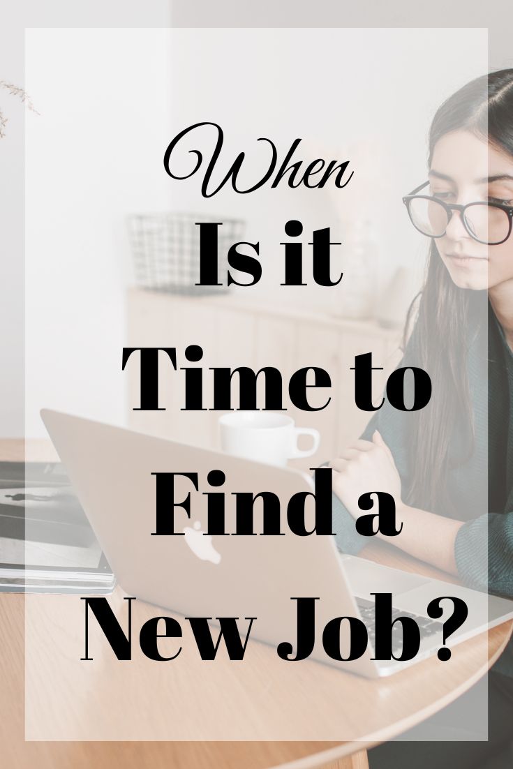 When is it Time to Find a New Job? - Time and Pence